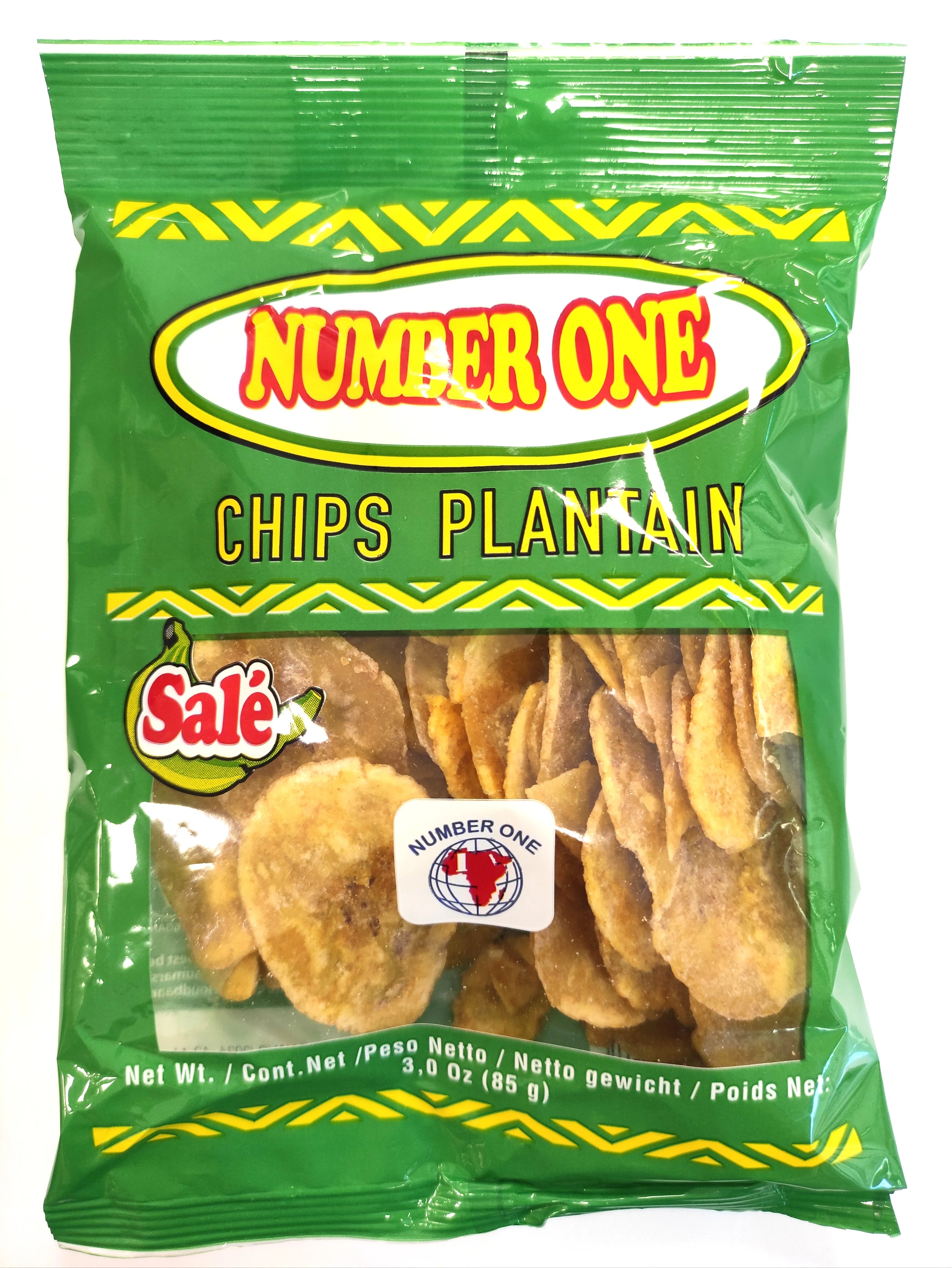Chips platano number one salato 85gr